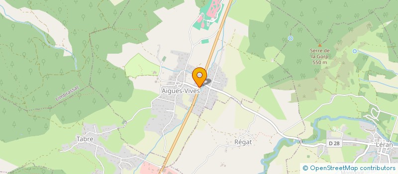 localisation de l'entreprise LA BOULE BASTIDIENNE ET PEYRATAISE à LA BASTIDE-SUR-L'HERS