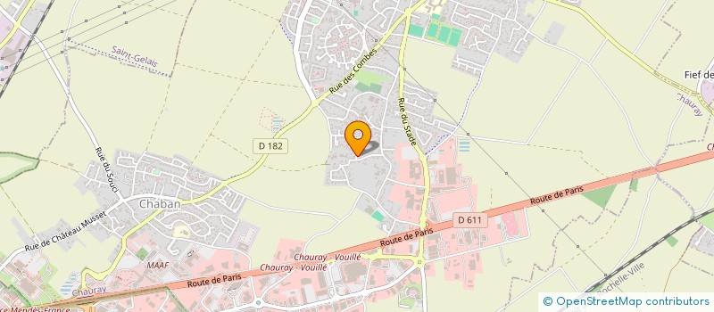 localisation de l'entreprise LA BOULE CHABANAISE  CHAURAY