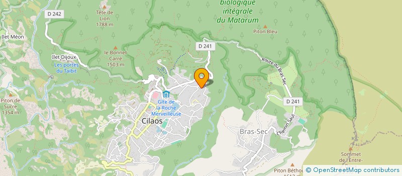 localisation de l'entreprise LA BOULE CILAOSIENNE à CILAOS