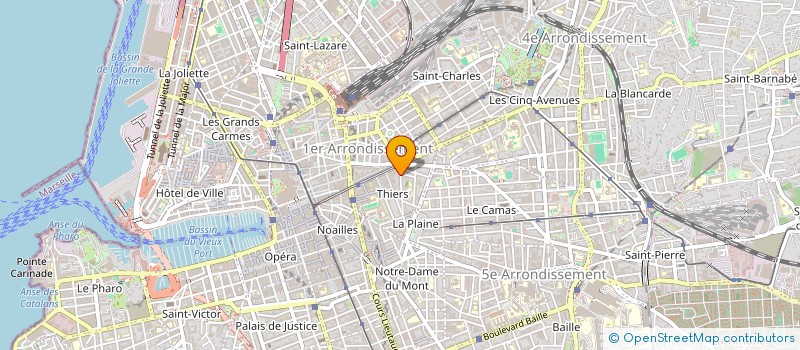localisation de l'entreprise LA BOULE CITOYENNE à MARSEILLE