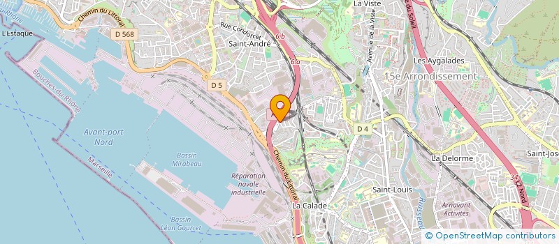 localisation de l'entreprise LA BOULE CONSOLANTE à MARSEILLE