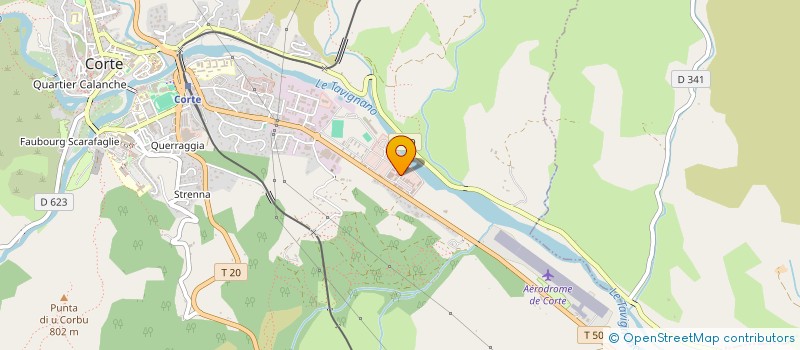 localisation de l'entreprise LA BOULE CORTENAISE  CORTE