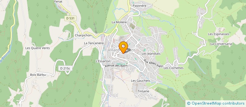 localisation de l'entreprise LA BOULE D'ANTAN à VILLARD-DE-LANS