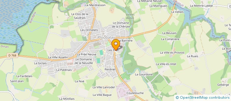 localisation de l'entreprise LA BOULE D OR  BEAUSSAIS-SUR-MER