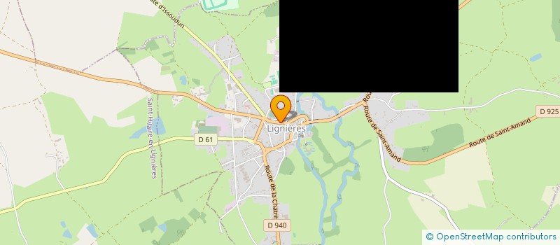 localisation de l'entreprise LA BOULE D' OR  LIGNIERES