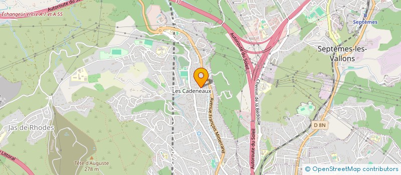 localisation de l'entreprise LA BOULE DE CADENEAUX à LES PENNES-MIRABEAU