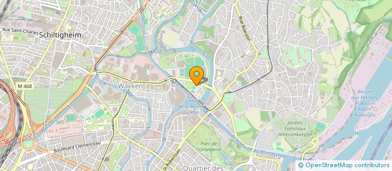 localisation de l'entreprise LA BOULE DE L'EST à STRASBOURG