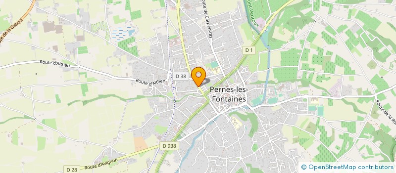 localisation de l'entreprise LA BOULE DE LA NESQUE à PERNES-LES-FONTAINES