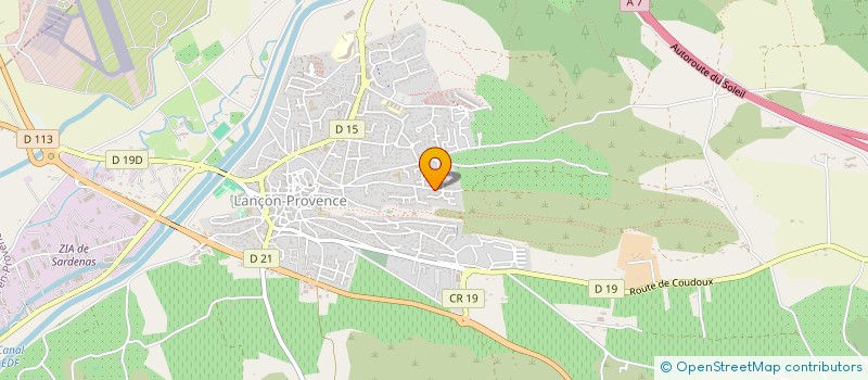 localisation de l'entreprise LA BOULE DE LANCON  LANCON-PROVENCE