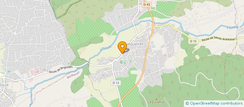 localisation de l'entreprise LA BOULE DE QUEIRET à FORCALQUEIRET