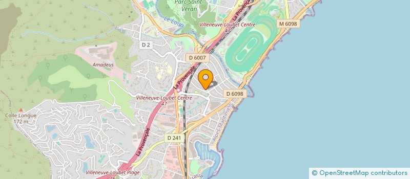 localisation de l'entreprise LA BOULE DES BOUCHES DU LOUP à VILLENEUVE-LOUBET
