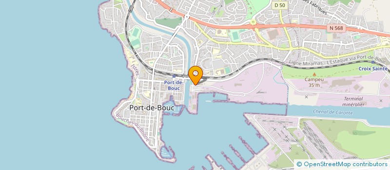 localisation de l'entreprise LA BOULE DOREE  PORT-DE-BOUC