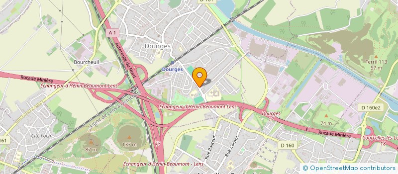 localisation de l'entreprise LA BOULE DOURGEOISE  DOURGES