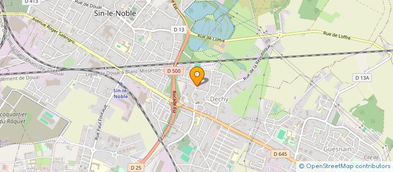 localisation de l'entreprise LA BOULE DU CLOCHER  DECHY