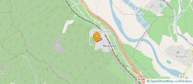 localisation de l'entreprise LA BOULE DU GRIFFE  SAINT-GENIES-DE-MALGOIRES