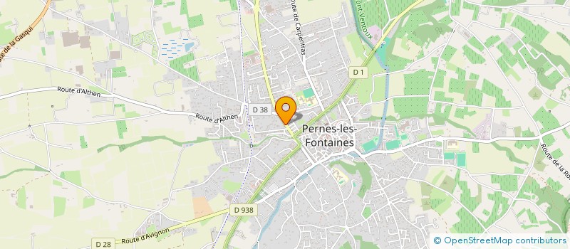 localisation de l'entreprise LA BOULE DU PONT à PERNES-LES-FONTAINES