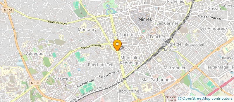 localisation de l'entreprise LA BOULE DU TORTONI à NIMES