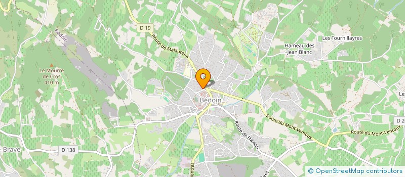 localisation de l'entreprise LA BOULE DU VENTOUX  BEDOIN