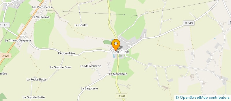 localisation de l'entreprise LA BOULE ELIPHIENNE à SAINT-ELIPH