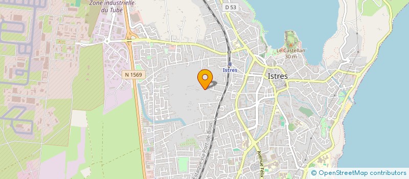 localisation de l'entreprise LA BOULE GAZEUSE  ISTRES