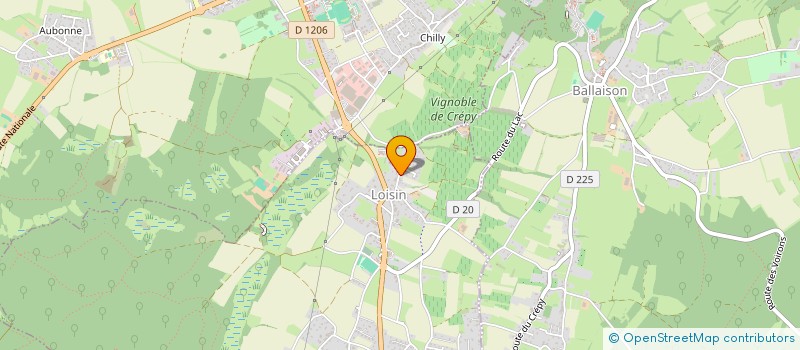 localisation de l'entreprise LA BOULE LOISINOISE  LOISIN