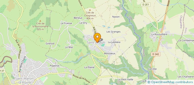 localisation de l'entreprise LA BOULE LOISIR à SAINT-JOSEPH