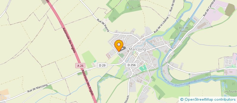 localisation de l'entreprise LA BOULE MARCONIENNE  MARCOING