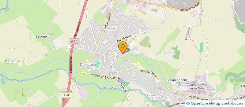 localisation de l'entreprise LA BOULE MARQUISIENNE  MARQUISE