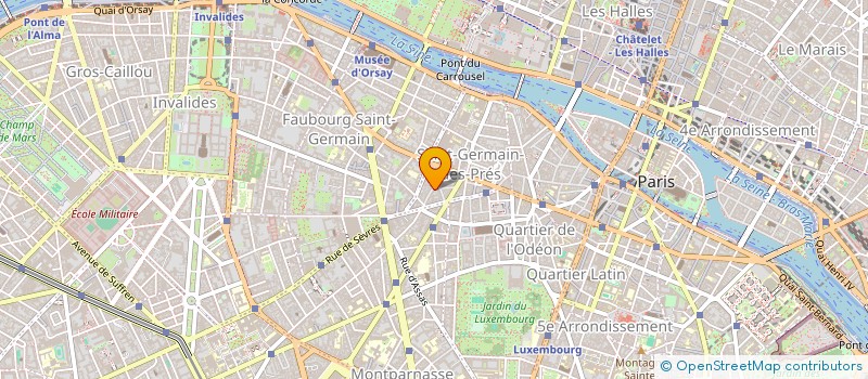 localisation de l'entreprise LA BOULE MICHE à PARIS