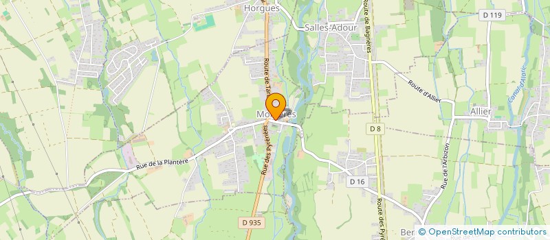 localisation de l'entreprise LA BOULE MOMERIENNE  MOMERES