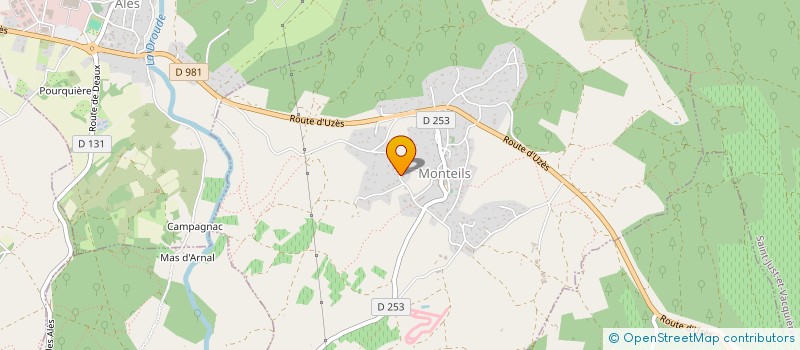 localisation de l'entreprise LA BOULE MONTEILLARDE  MONTEILS