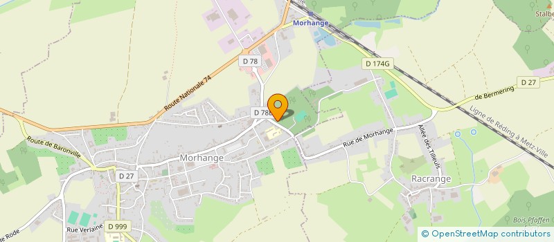 localisation de l'entreprise LA BOULE MORHANGEOISE  MORHANGE