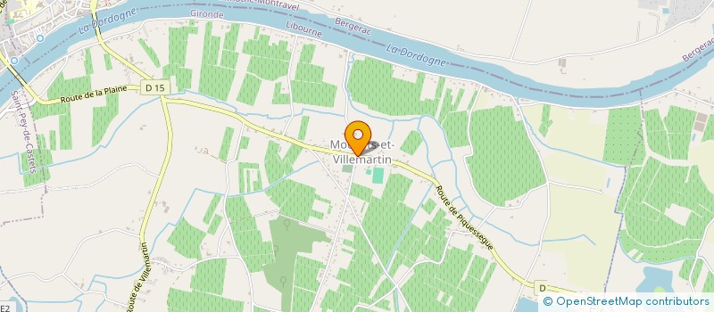 localisation de l'entreprise LA BOULE MOULIETSOISE  MOULIETS-ET-VILLEMARTIN