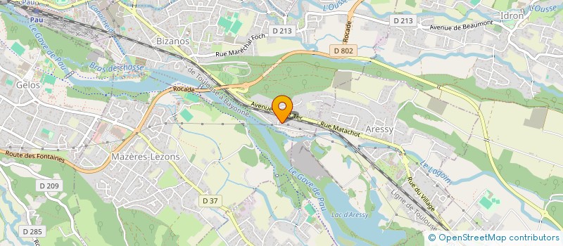 localisation de l'entreprise LA BOULE OUSSOISE  OUSSE