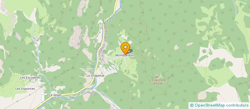 localisation de l'entreprise LA BOULE QUEYRASSINE à CHATEAU-VILLE-VIEILLE