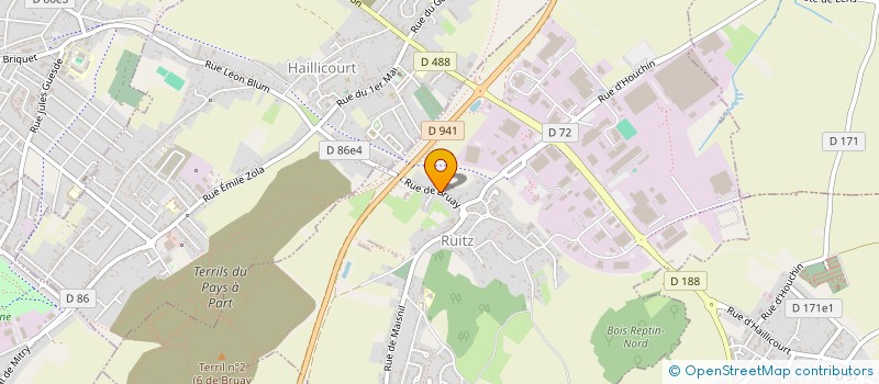 localisation de l'entreprise LA BOULE RUITELOTE  RUITZ