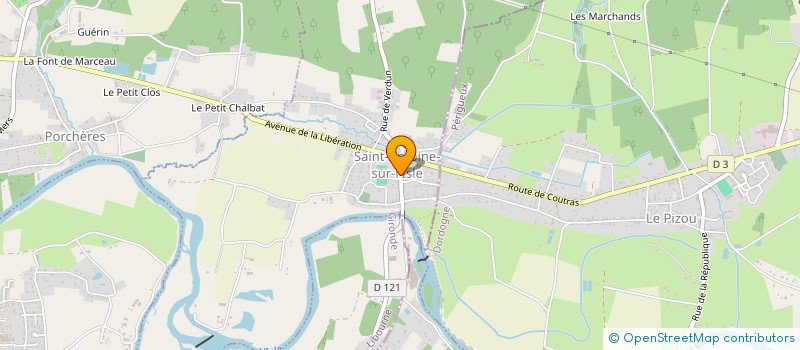 localisation de l'entreprise LA BOULE SAINT ANTOINAISE  SAINT-ANTOINE-SUR-L'ISLE