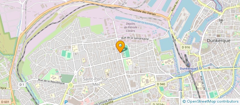 localisation de l'entreprise LA BOULE SAINT-POLOISE CHEMINOT à DUNKERQUE