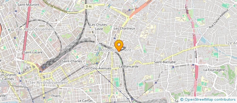 localisation de l'entreprise LA BOULE SAINTE SOPHIE à MARSEILLE