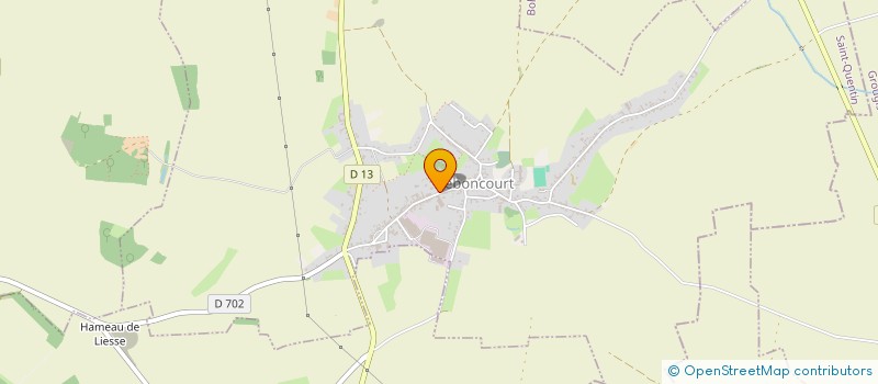 localisation de l'entreprise LA BOULE SEBONCOURTOISE  SEBONCOURT