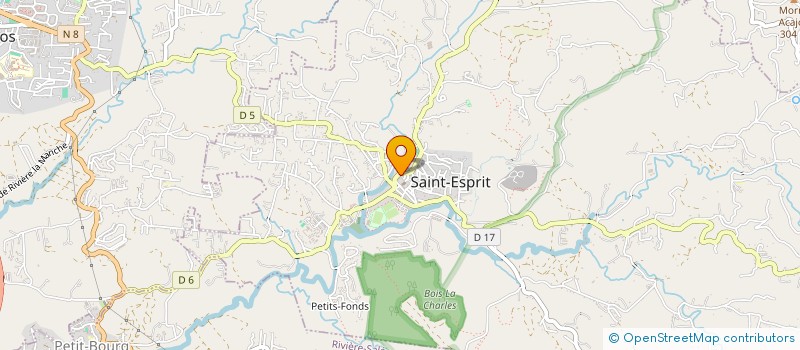 localisation de l'entreprise LA BOULE SPIRITAINE à SAINT-ESPRIT