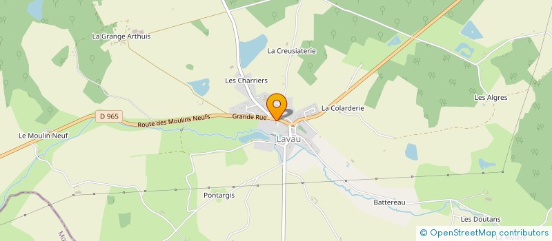 localisation de l'entreprise LA BOULE SPORTIVE LAVAUSIENNE à LAVAU