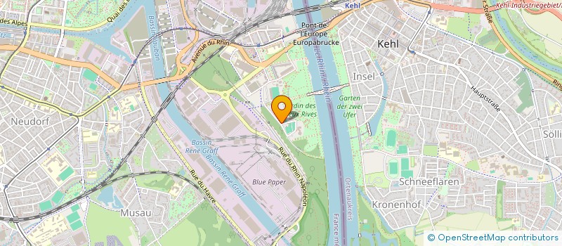 localisation de l'entreprise LA BOULE STRASBOURGEOISE DU RHIN à STRASBOURG