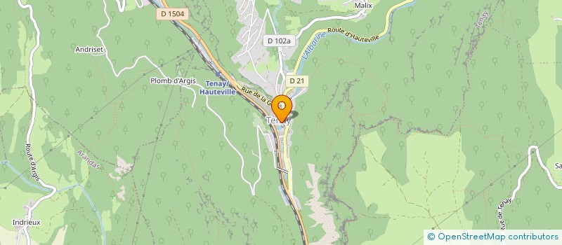 localisation de l'entreprise LA BOULE TENAYSIENNE  TENAY