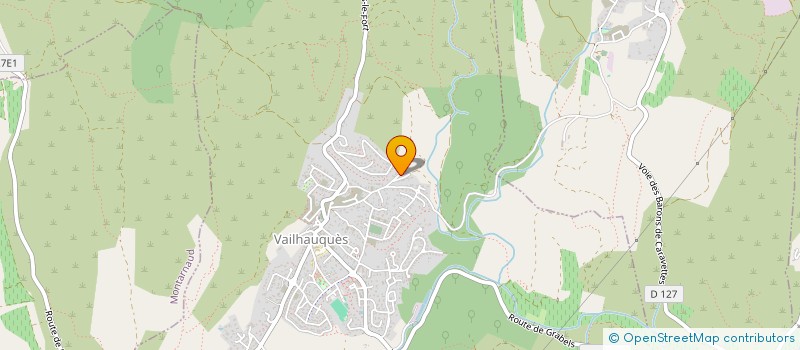 localisation de l'entreprise LA BOULE VAILHAUQUOISE  VAILHAUQUES