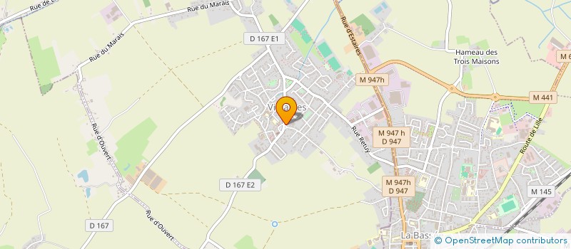 localisation de l'entreprise LA BOULE VIOLAINOISE  VIOLAINES