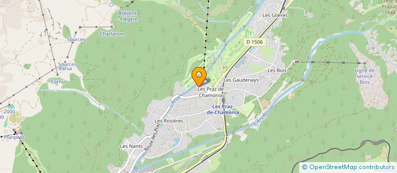 localisation de l'entreprise LA BOULETTE  CHAMONIX-MONT-BLANC