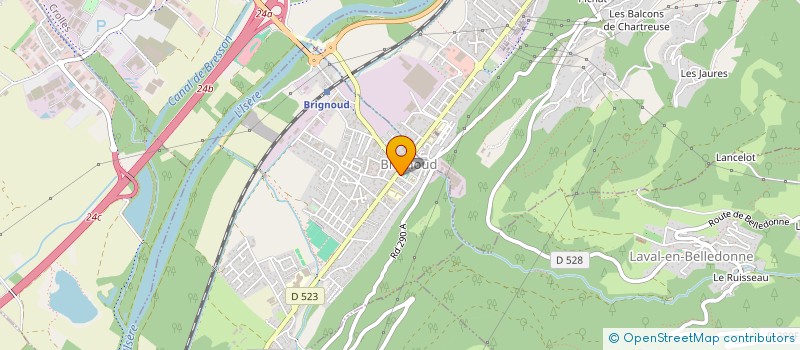 localisation de l'entreprise LA BOULICHE  VILLARD-BONNOT