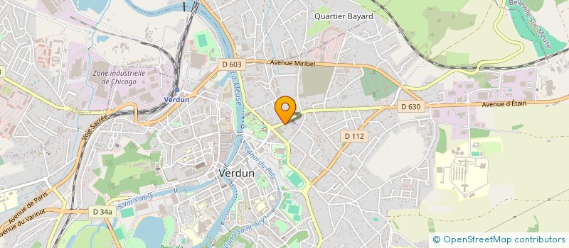 localisation de l'entreprise LA BOUQUETIERE à VERDUN