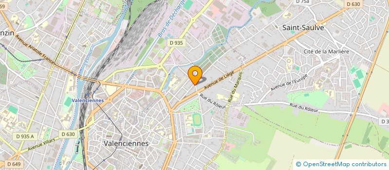 localisation de l'entreprise LA BOUQUETIERE à VALENCIENNES